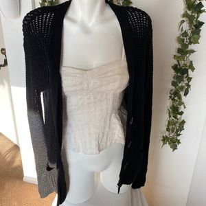 Millau black knit cardigan, size S
